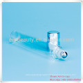 aromatherapy glass roll on bottle with metal cap